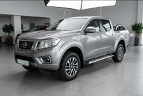 Nissan Navara/NP300 2016– Sānu sliekšņi Shining V1 (2 gab., alumīnijs) foto 1