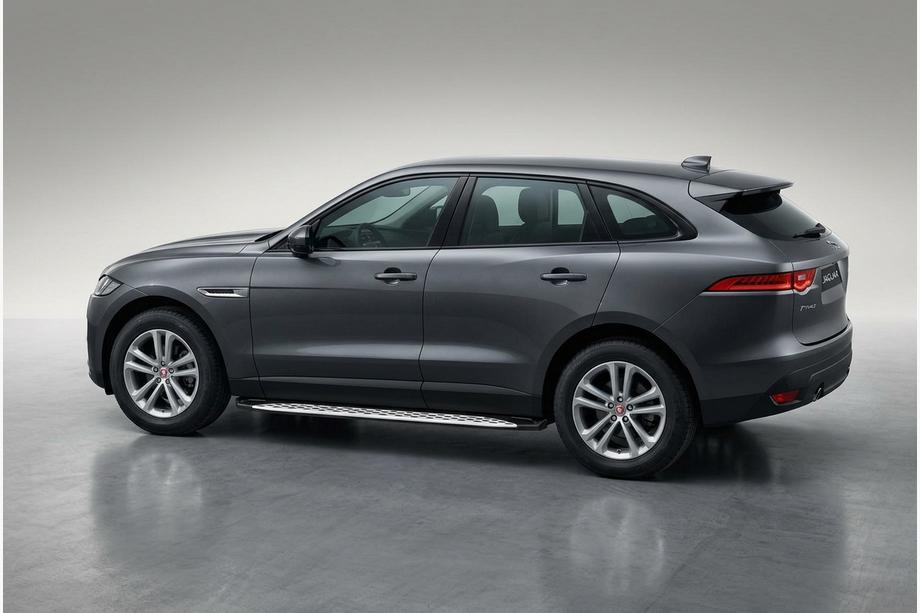 Jaguar F-PACE 2016– Sānu sliekšņi Shining V1 (2 gab., alumīnijs) Image