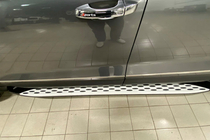 Skoda Kodiaq 2016–2023 Sānu sliekšņi Shining V1 (2 gab., alumīnijs) foto 5