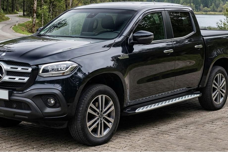 Mercedes X class 2017–2020 Sānu sliekšņi Shining V1 (2 gab., alumīnijs) Image