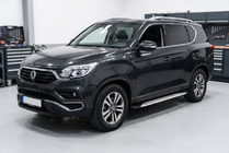 SsangYong Rexton II 2017– Sānu sliekšņi Shining V1 (2 gab., alumīnijs) foto 1