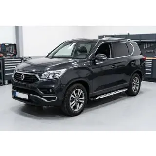 Sānu sliekšņi Shining V1 (2 gab., alumīnijs) SsangYong Rexton II 2017– foto 1
