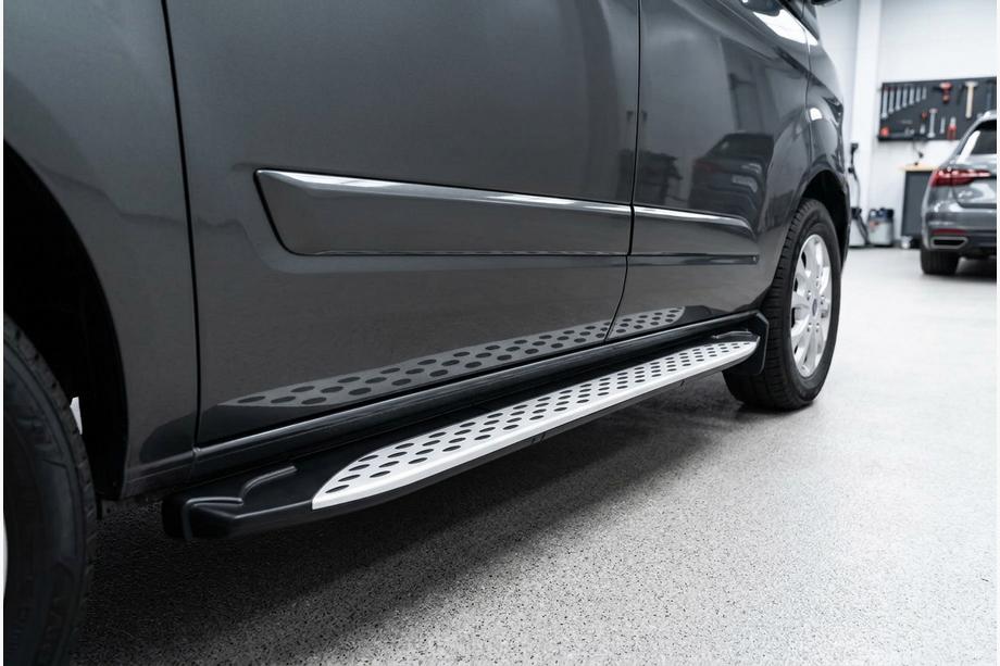 Ford Custom 2013–2022 Sānu sliekšņi Shining V1 (2 gab., alumīnijs) Image