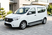 Renault Dokker 2013–2022 Sānu sliekšņi Shining V1 (2 gab., alumīnijs) foto 1