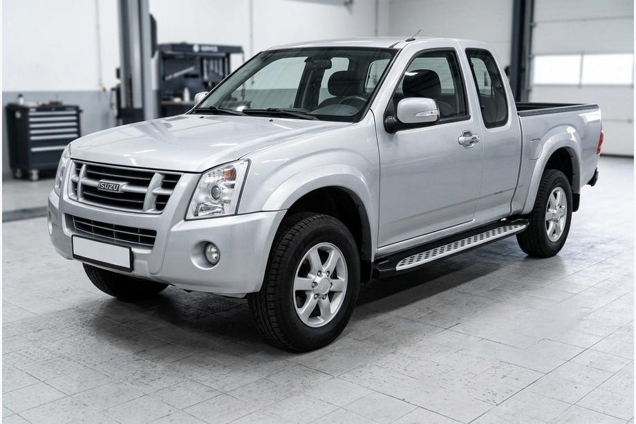 Isuzu D-Max 2002–2011 Sānu sliekšņi Shining V1 (2 gab., alumīnijs) Image