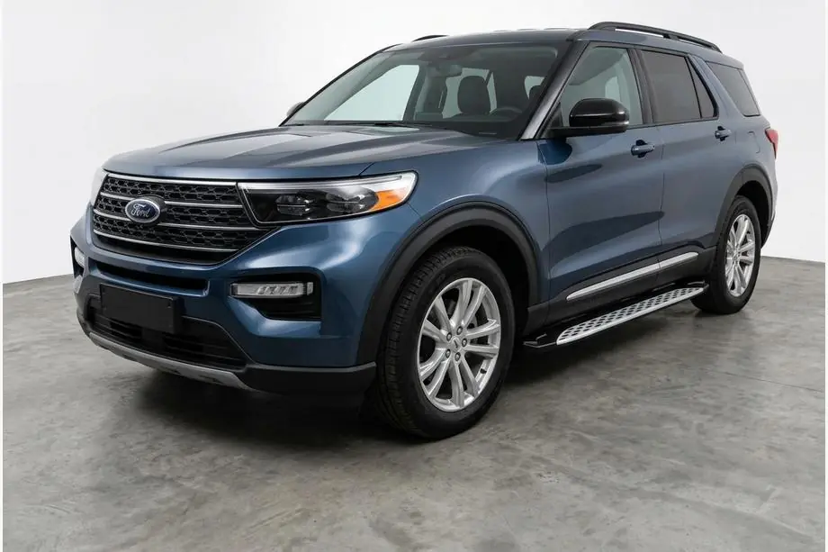 Ford Explorer 2019– Sānu sliekšņi Shining V1 (2 gab., alumīnijs) Image