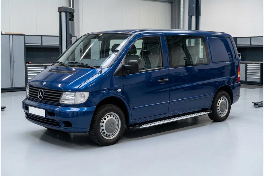 Mercedes Vito W638 1996–2003 Sānu sliekšņi Shining V1 (2 gab., alumīnijs) Image