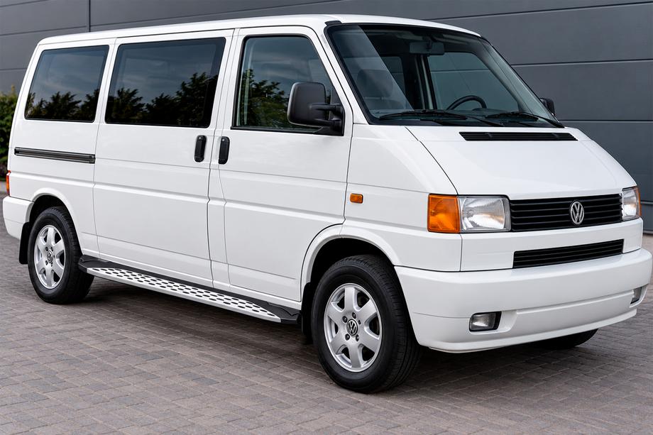 Volkswagen T4 Transporter 1990–2003 Sānu sliekšņi Shining V1 (2 gab., alumīnijs) Image