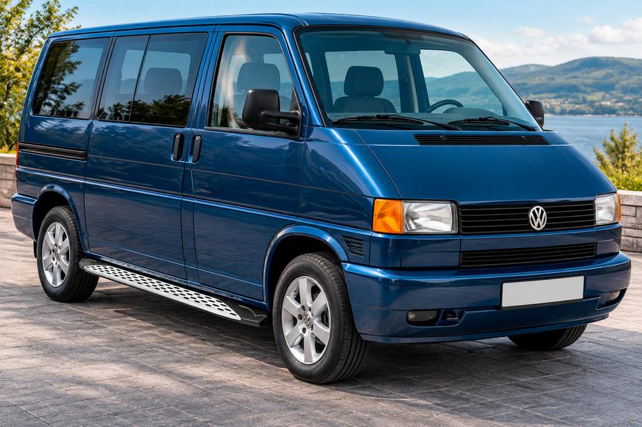 Volkswagen T4 Caravelle/Multivan 1990–2003 Sānu sliekšņi Shining V1 (2 gab., alumīnijs) Image