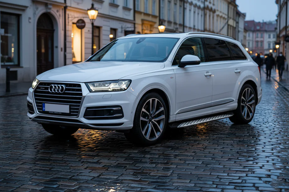 Audi Q7 2015–2026 Sānu sliekšņi Shining V1 (2 gab., alumīnijs) Foto 1