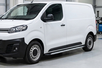 Citroen Jumpy/Dispatch 2017– Sānu sliekšņi Shining V1 (2 gab., alumīnijs) foto 1