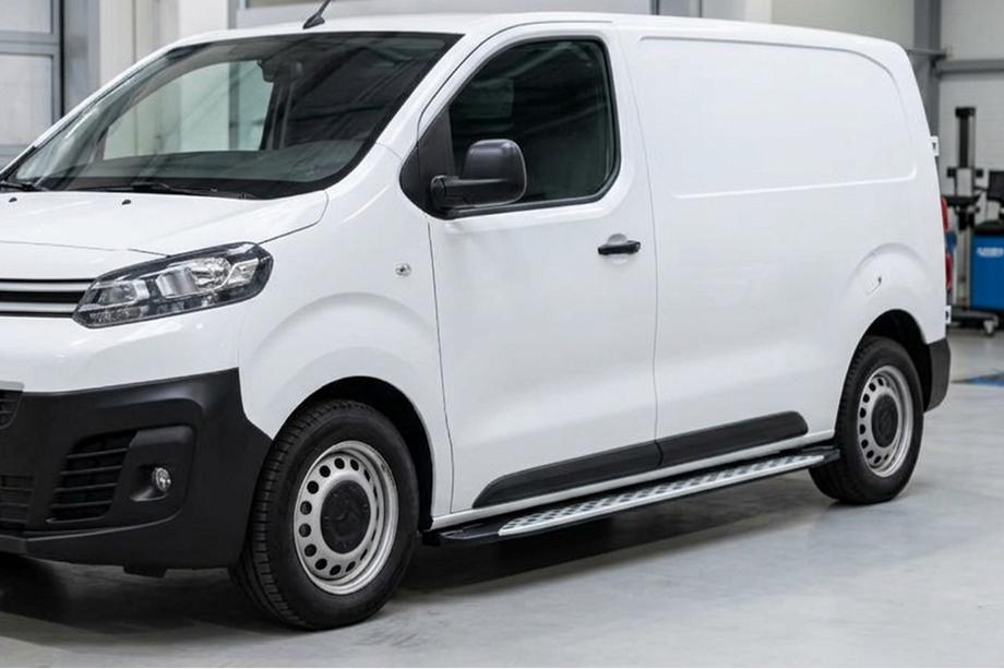 Opel Vivaro 2019– Sānu sliekšņi Shining V1 (2 gab., alumīnijs) Image