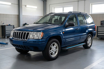 Jeep Grand Cherokee WJ 1999–2004 Sānu pakāpieni Maya Blue (2 gab., alumīnijs) foto 1