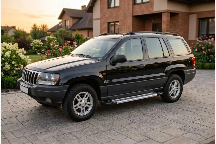 Jeep Grand Cherokee WJ 1999–2004 Sānu pakāpieni Vision New Grey (2 gab., alumīnijs) Foto 1