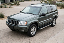 Jeep Grand Cherokee WJ 1999–2004 Sānu pakāpieni BlackLine (2 gab., alumīnijs) foto 1