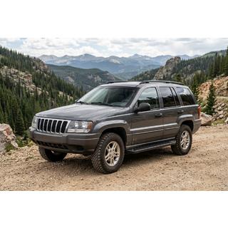 Sānu sliekšņi Allmond Black (2 gab., alumīnijs) Jeep Grand Cherokee WJ 1999–2004 foto 1