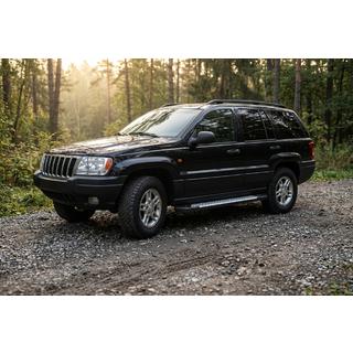 Sānu pakāpieni Allmond Grey (2 gab., alumīnijs) Jeep Grand Cherokee WJ 1999–2004 foto 1
