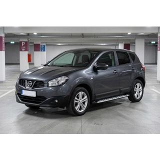 Sānu sliekšņi Shining V1 (2 gab., alumīnijs) Nissan Qashqai 2010–2014 foto 1