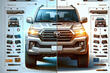 Oriģinālie pret repliku virsbūves komplektiem Toyota Land Cruiser 200: kas labāks? foto 1