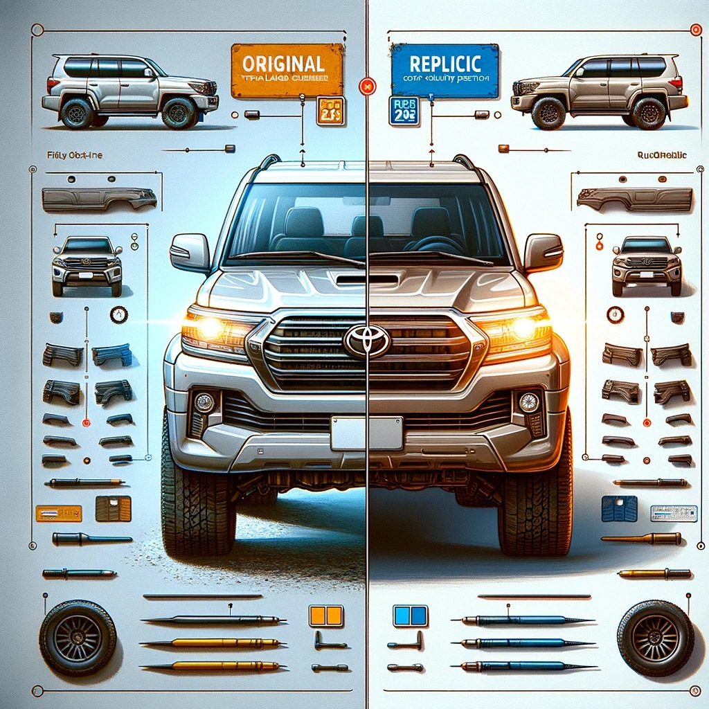 Oriģinālie pret repliku virsbūves komplektiem Toyota Land Cruiser 200: kas labāks?