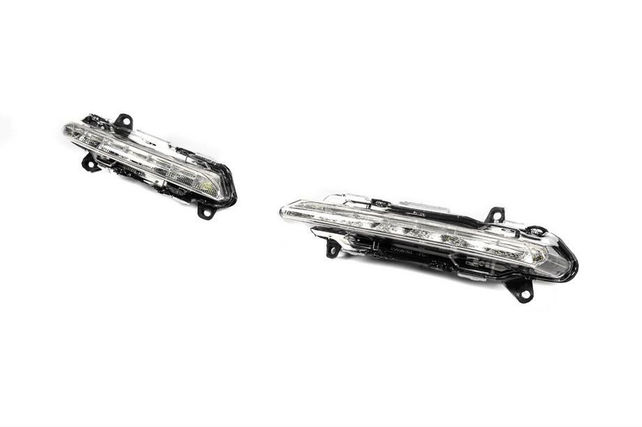 Mercedes S-class W221 2005–2013 Dienas gaitas lukturi DRL (ne AMG, 2009-2012) Foto 2