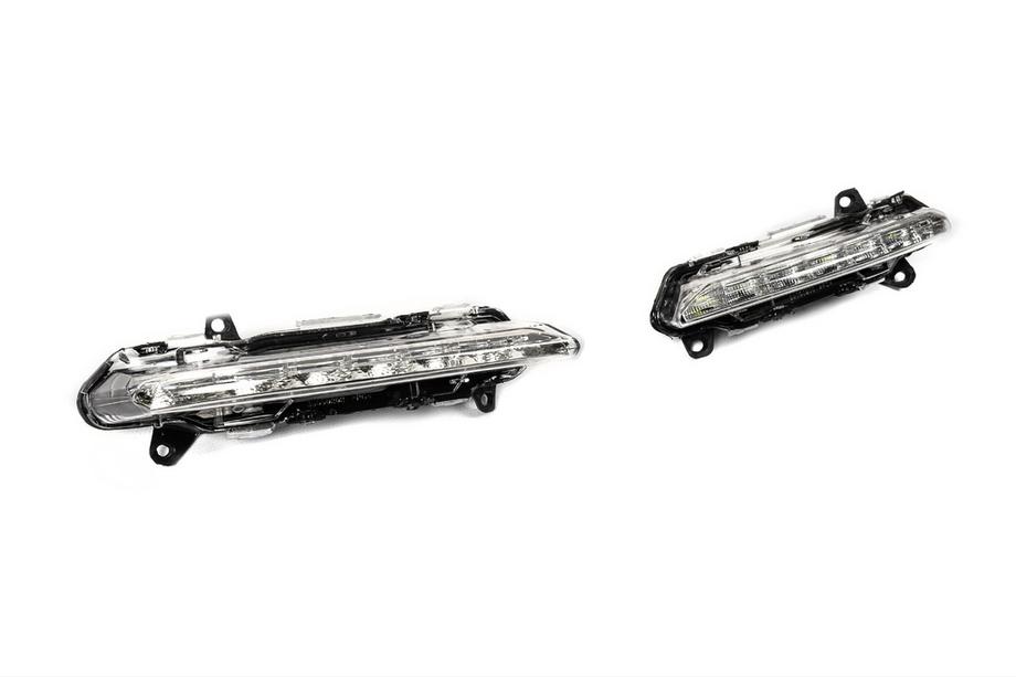 Mercedes S-class W221 2005–2013 Dienas gaitas lukturi DRL (ne AMG, 2009-2012) Foto 3