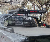 Toyota Tundra 2007–2021 Dakar rollbārs ar grozu (zem rullo pārsega) foto 2