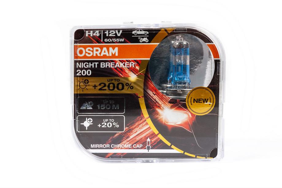 Osram H4 priekšējo lukturu spuldze 60/55W Night Breaker Laser +200% 64193NBL200 Image