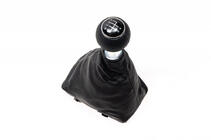 Audi A4 B7 2004–2008 Pārnesumu pārslēga rokturis + manšete (mākslīgā āda) foto 1