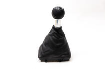 Audi A4 B7 2004–2008 Pārnesumu pārslēga rokturis + manšete (mākslīgā āda) foto 2