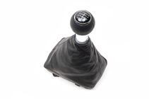 Audi A4 B7 2004–2008 Pārnesumu pārslēga rokturis + manšete (mākslīgā āda) foto 5