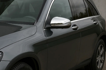 Mercedes GLC X253 2015–2022 Spoguļu uzlikas (2 gab., nerūsējošais tērauds) foto 1