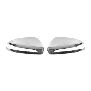 Spoguļu uzlikas (2 gab., nerūsējošais tērauds) Mercedes S-class W222 2013–2022 foto 2