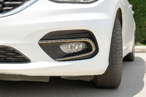 Fiat Tipo 2016– Priekšējo miglas lukturu hromētie uzlikņi (2 gab., nerūsējošais tērauds) foto 1