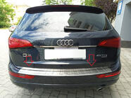 Audi Q5 2008–2017 Bagāžnieka malas uzlika (nerūsējošā tērauda) foto 4