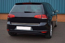 Volkswagen Golf 7/E-Golf 2012–2020 Bagāžnieka malas uzlika HB (nerūsējošais tērauds) OmsaLine – itāļu nerūsējošais tērauds foto 1