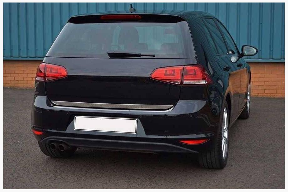 Volkswagen Golf 7/E-Golf 2012–2020 Bagāžnieka malas uzlika HB (nerūsējošais tērauds) OmsaLine – itāļu nerūsējošais tērauds Image