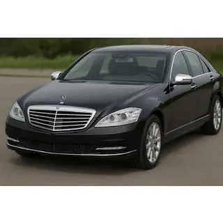 Spoguļu uzlikas (2009-2013, 2 gab., nerūsējošais tērauds) Mercedes S-class W221 2005–2013 foto 1
