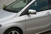 Mercedes B-class W246 2011–2018 Spoguļu uzlikas (2 gab., nerūsējošais tērauds) foto 1