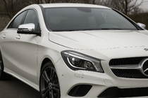 Mercedes CLA C117 2013–2019 Spoguļu uzlikas (2 gab., nerūsējošais tērauds) foto 3
