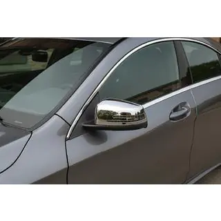 Spoguļu uzlikas (2 gab., nerūsējošais tērauds) Mercedes CLA C117 2013–2019 foto 1