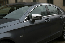 Mercedes CLS C218 2011–2018 Spoguļu uzlikas (2 gab., nerūsējošais tērauds) foto 1