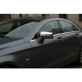 Spoguļu uzlikas (2 gab., nerūsējošais tērauds) Mercedes CLS C218 2011–2018 foto 1