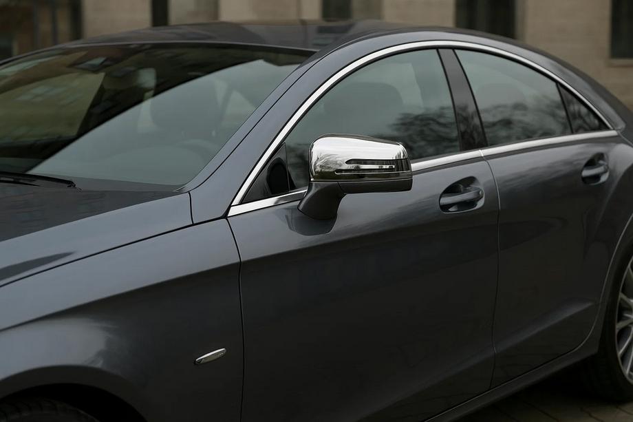 Mercedes CLS C218 2011–2018 Spoguļu uzlikas (2 gab., nerūsējošais tērauds) Image