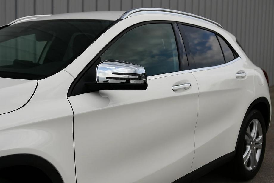 Mercedes GLA X156 2014–2019 Spoguļu uzlikas (2 gab., nerūsējošais tērauds) Foto 1
