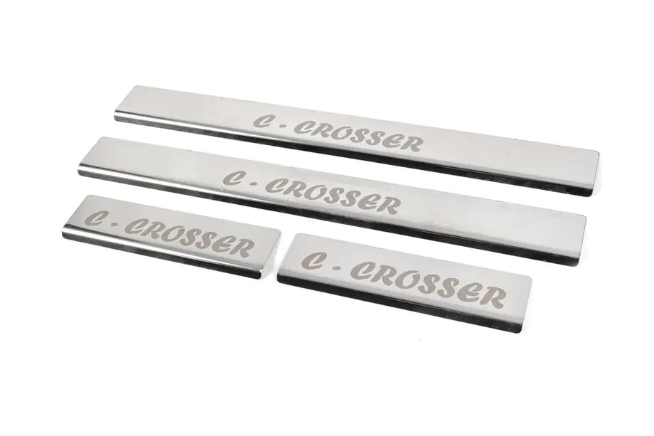 Citroen C-Crosser 2007–2013 Sliekšņu uzlikas (4 gab., nerūsējošais tērauds) Foto 4