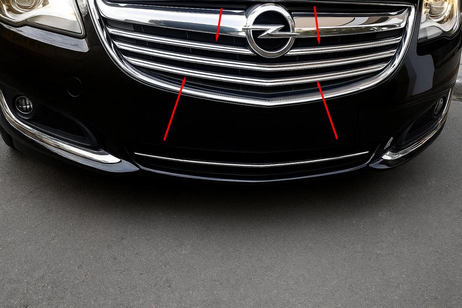 Opel Insignia 2008–2017 Restes uzlikas (2014-2017, nerūsējošais tērauds) Image