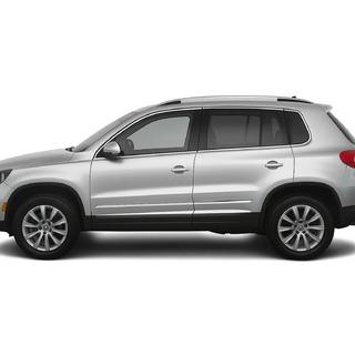 Durvju līstes (4 gab., nerūsējošais tērauds) Volkswagen Tiguan 2007–2016 foto 1