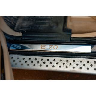 Nerūsējošā tērauda sliekšņu uzlikas (4 gab.) BMW X5 E70 2007–2013 foto 3