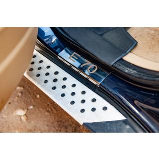 Nerūsējošā tērauda sliekšņu uzlikas (4 gab.) BMW X5 E70 2007–2013 foto 2